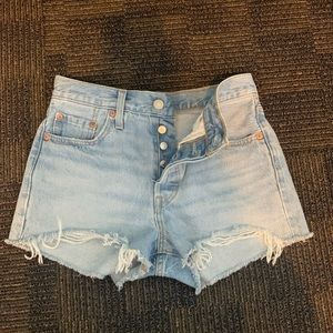 LEVI’S 501 RAW HEM SHORTS-Luxor Heat